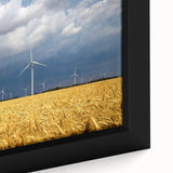 Extra large black wall art featuring a textured, colorful abstract design on framed canvas, ideal for living room decor.