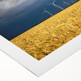 Art deco poster of a European scenery in Ukraine, featuring soft pastel colors on rolled canvas.