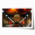Rolled print of the Vatican scenery, featuring soft pastel tones, ideal for art wall dining room.
