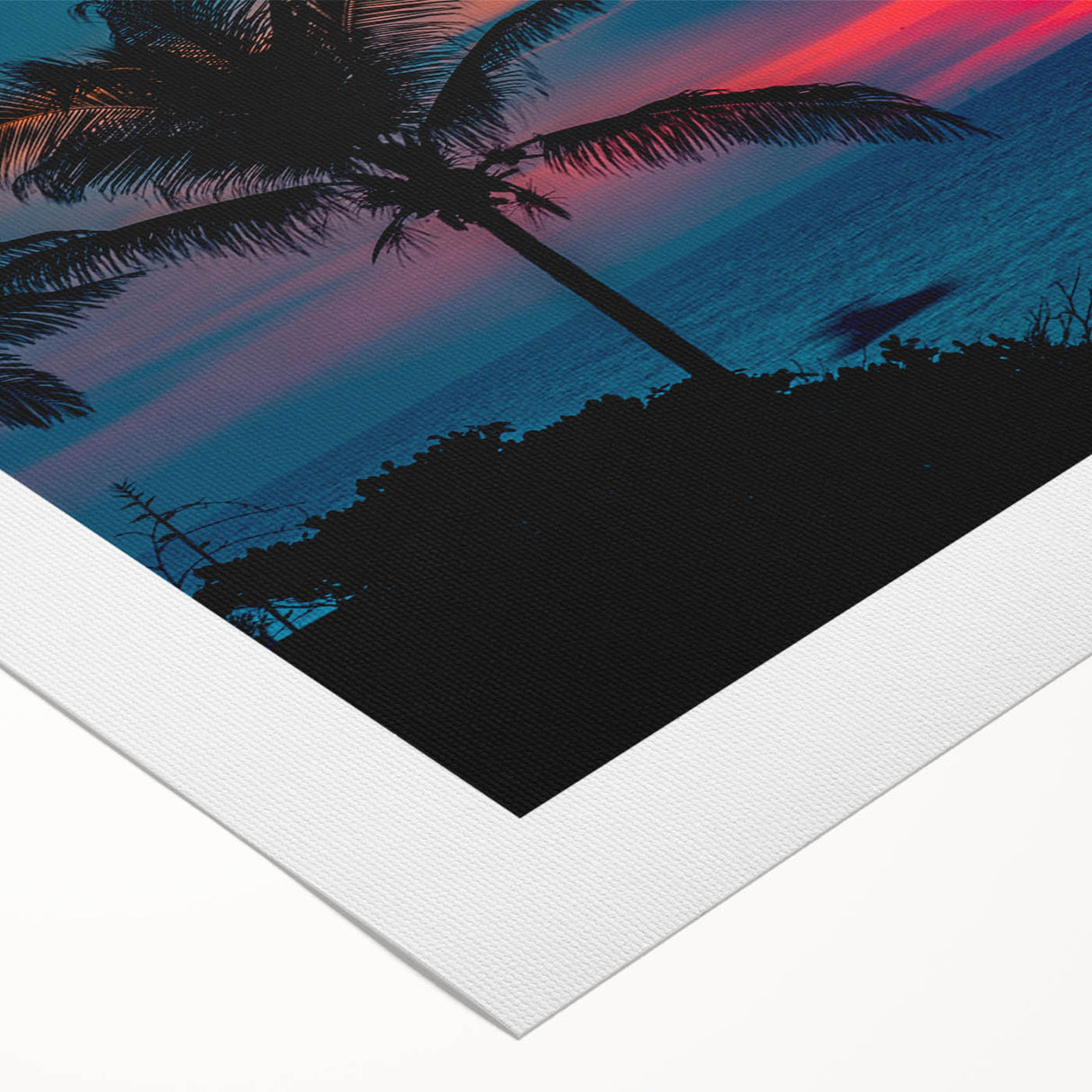 Art deco poster of Acapulco scenery in pastel shades on rolled canvas, suitable for dining room wall art.