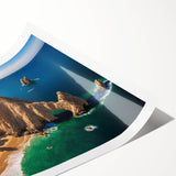 Extra large wall art featuring line art flowers in muted earth tones on a rolled canvas, ideal for large living room decor.