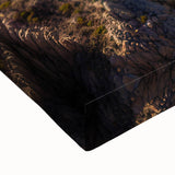 Black and white landscape art painting of Baja California on stretched canvas, ideal for bedroom wall art.