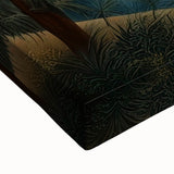 Black and white landscape art painting of a Middle Eastern scenery on stretched canvas, suitable for bedroom wall decor.