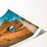 Extra large rolled print featuring line art flowers in muted tones, suitable as large living room wall art.