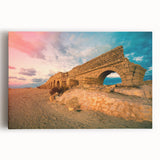 Black and white large canvas print of Middle Eastern scenery, suitable for kitchen wall art.