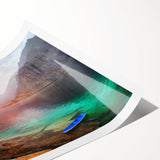 Extra large rolled print featuring line art flowers in neutral tones, ideal for large living room wall art.