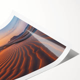 Extra large wall art featuring line art flowers in muted earth tones on a rolled canvas, ideal for large living room decor.