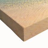 Large art featuring a black and white landscape painting of Abu Dhabi on stretched canvas, suitable for bedroom wall decor.