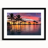 Colorful abstract art print of a vibrant oceanic scene on a textured, extra large canvas, ideal for living room decor.