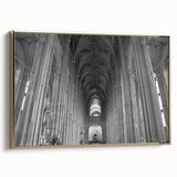 Framed canvas featuring a vintage poster art style landscape of Canterbury, New Zealand in muted earth tones.