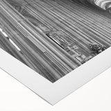 Art deco poster featuring a serene Canterbury, New Zealand landscape on rolled canvas, suitable for dining room decor.