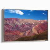 Landscape art painting of an Argentine scenery on a framed canvas.