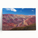 Black and white photograph of an Argentinian landscape on stretched canvas, suitable as large kitchen wall art.