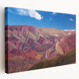Large canvas print featuring a scenic Argentine landscape in muted earth tones, ideal for kitchen wall art.