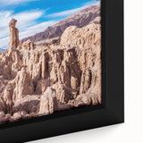 Extra large black wall art featuring a textured, colorful abstract design on framed canvas, ideal for living room decor.