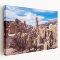 Large canvas print of a Bolivian landscape in earthy tones, suitable for kitchen wall art.