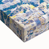 Black and white landscape art painting of a Brazilian scenery on stretched canvas, ideal for bedroom wall decor.