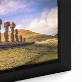 Extra large black wall art featuring a textured, colorful abstract design on framed canvas, ideal for living room decor.