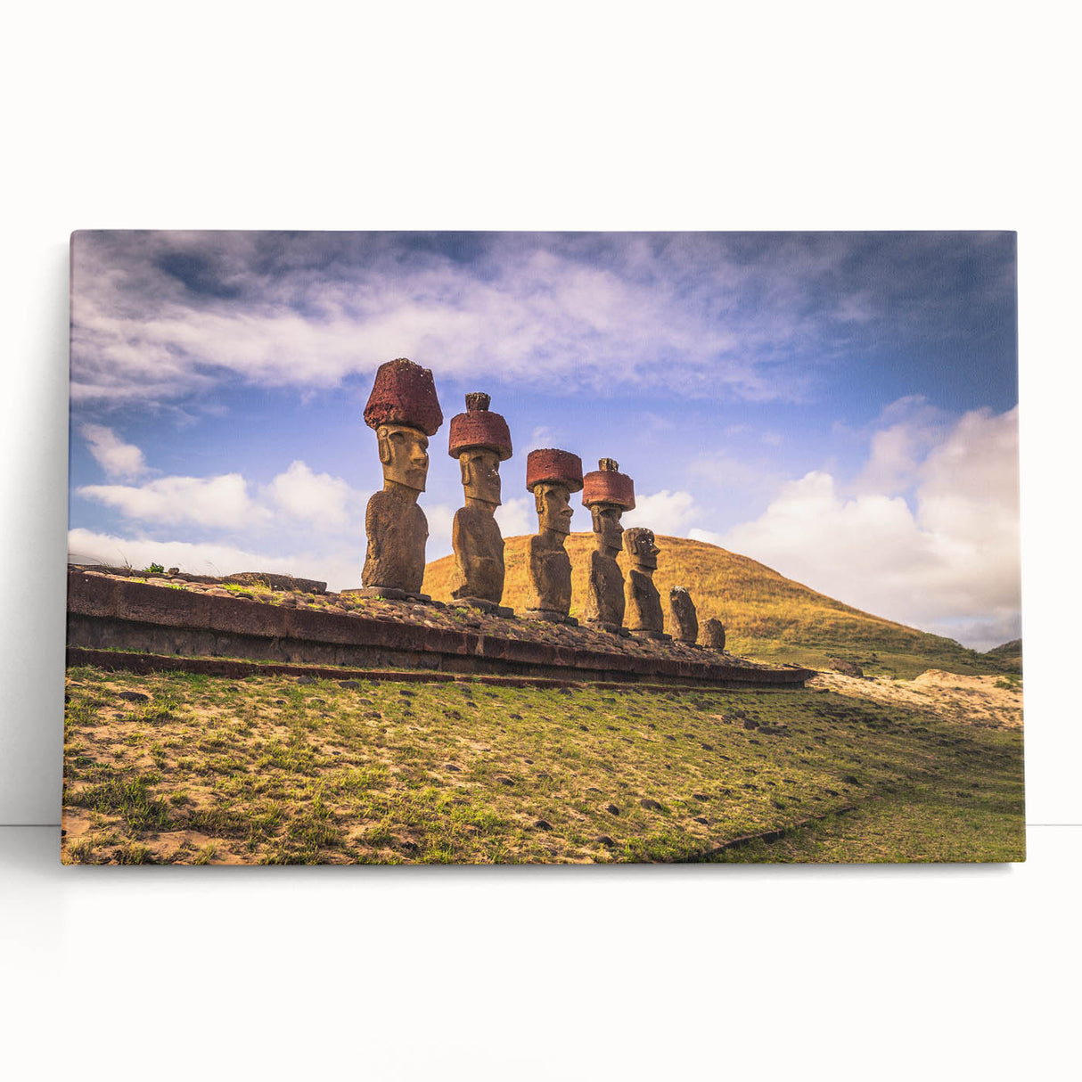Black and white photo of the Chilean landscape on stretched canvas, ideal for kitchen wall art or bedroom decor.