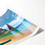 Extra large wall art featuring line art flowers in muted tones on rolled canvas, ideal for large living room decor.