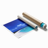 Extra large rolled print of a lush green Venezuelan landscape, ideal for classy bathroom wall art.