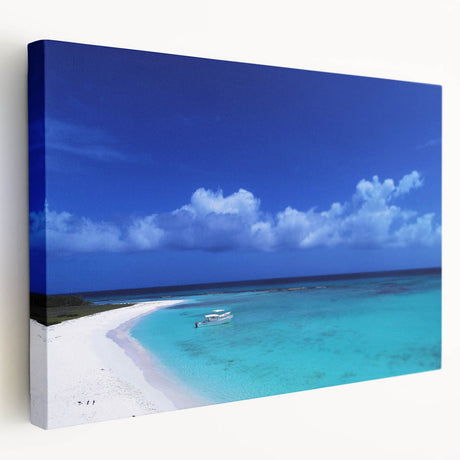 Panoramic landscape of Venezuelan scenery on large stretched canvas, with lush green and earth tones.