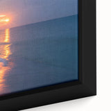 Black wall art featuring a textured Alabama scenery in vibrant colors on a framed canvas, ideal for living room decor.