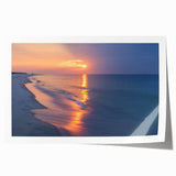 Rolled print of Alabama scenery with soft pastel shades on canvas, ideal for dining room wall art.