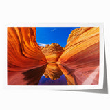 Extra large rolled print of Arizona's Coyote Buttes in muted earth tones, ideal for art wall dining room.