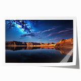 Rolled print of Lake Powell, Arizona, in muted earth tones, suited for art wall dining room placement.