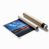 Extra large rolled print of Lake Powell, Arizona, in muted earth tones, ideal for classy bathroom wall art.