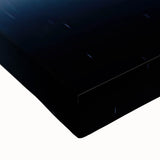 Large art of Lake Powell in black and white on stretched canvas, suited for bedroom wall placement.