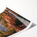 Extra large rolled print featuring line art flowers in black and white, ideal for large living room wall art.