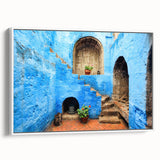 Vintage poster art of Catalina, California on extra large framed canvas.