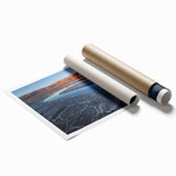 Extra large rolled print of Death Valley scenery, featuring earthy tones, ideal for classy bathroom wall art.