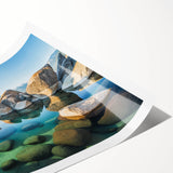 Extra large wall art featuring a line art design of flowers on a rolled print, ideal for large living room spaces.