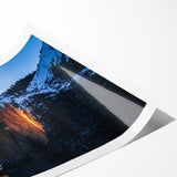 Extra large wall art featuring line art flowers in monochrome, ideal for large living room decor, rolled print format.