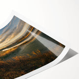 Extra large wall art featuring line art flowers in soft monochrome, printed on rolled canvas.