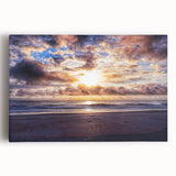 Black and white photograph of Daytona scenery on stretched canvas, ideal for kitchen wall art.