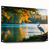 Acrylic print of the Everglades in muted green and blue tones, suitable for bedroom or dining room decor.