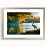 Abstract textured art print of the Everglades in muted earth tones on a framed canvas, suitable for bedroom decor.