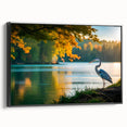 Framed canvas of a black and white vintage-style Everglades landscape, ideal for bedroom wall art.