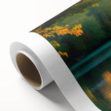 Art Deco style poster of Everglades scenery in pastel shades on rolled canvas, ideal for nursery wall art.