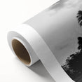 Art deco poster of Miami skyline in pastel shades on rolled canvas, ideal for nursery wall art or dining room decor.