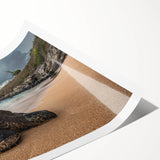 Extra large wall art featuring line art flowers in muted green and white, ideal for large living room decor.