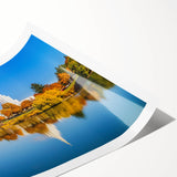 Extra large rolled print featuring line art flowers in monochrome, ideal for large living room wall art.