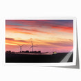 Rolled print of a serene Iowa landscape with soft pastel colors, ideal for art wall dining room decor.