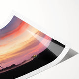 Extra large rolled print of line art flowers in black and white, ideal for large living room wall art.