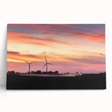 Black and white photograph of a serene Iowa landscape on stretched canvas, ideal for kitchen wall art.