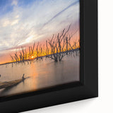 Black wall art featuring textured, colorful abstract design on framed canvas, ideal for living room.